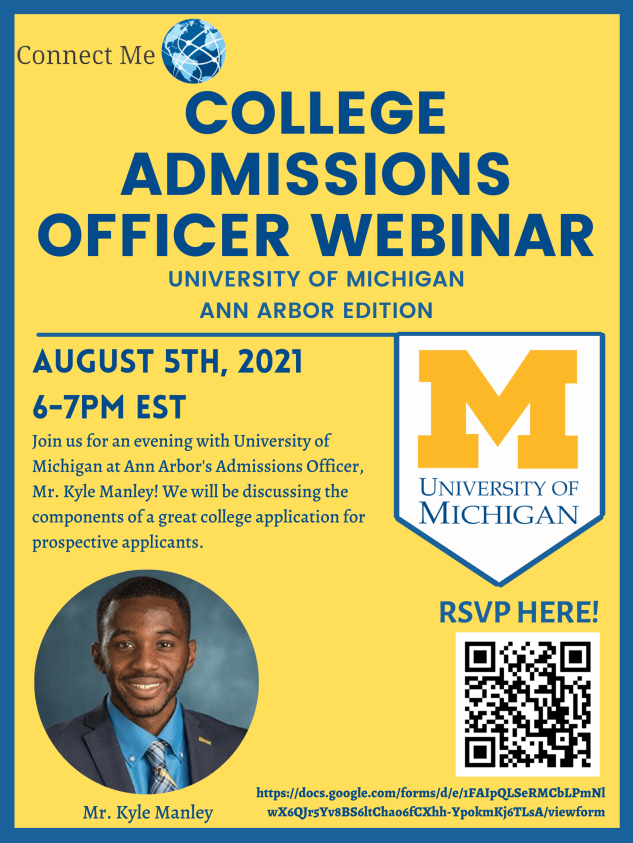 connect me college admissions officer webinar 1